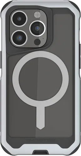 Miniatura 20 de Ghostek Atomic Slim - Funda protectora para iPhone 15 Pro Max, compatible con accesorios MagSafe, marco de metal de aluminio, funda de teléfono