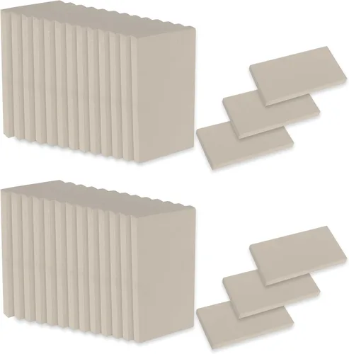 Miniatura 9 de SIMOND STORE Ladrillo de fuego aislante – 0.75 x 4.5 x 9 pulgadas – 2500 F – Ladrillos de fuego para estufa de leña, chimenea, horno, cerámica