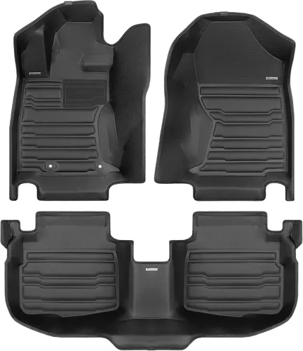 TuxMat - Para los modelos Subaru Outback 2020-2025 - Alfombrillas personalizadas para automóvil - Cobertura máxima, todo tipo de clima, medición