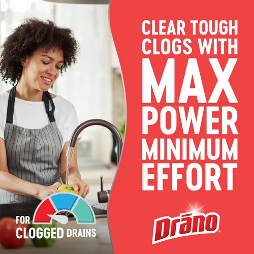 Miniatura 4 de Removedor de obstrucciones 00117-2PK Max(paquete de 2), 32 onzas, Drano , thomaswi, 1, 1