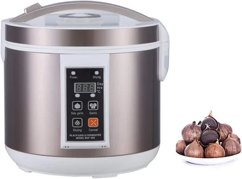 INTBUYING Fermentador de ajo negro 6L 110V Multi Clove Garlic Cooker 3D Calefacción Control inteligente automático completo con revestimiento