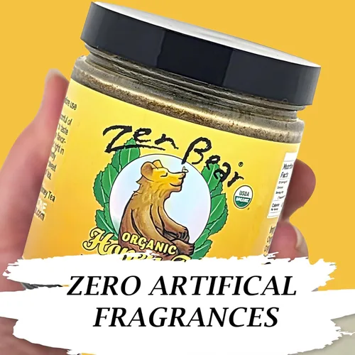 Miniatura 9 de Zen Bear Organic Bee-ing Better Honey Tea - Té de miel cruda con infusión de equinácea, bálsamo de limón, jengibre y cayena, elixir de bienestar