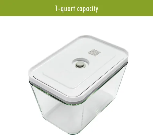 Miniatura 13 de ZWILLING Fresh & Save Recipiente hermético de vidrio para almacenamiento de alimentos, contenedor de preparación de comidas, tamaño mediano