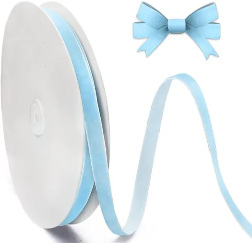 Miniatura 10 de Hying Cintas navideñas de champán para manualidades, 3/8 pulgadas x 25 yardas, cinta de color camello claro, cintas de Navidad para envolver