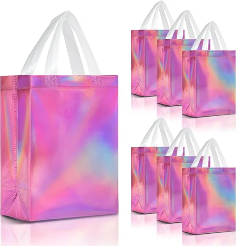 Miniatura 25 de Nush Nush - Bolsas de regalo reutilizables azul aguamarina a granel (azul aguamarina - Tamaño mediano - Juego de 30)