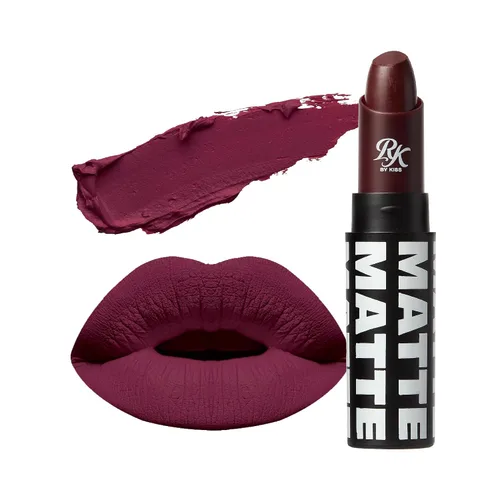 Miniatura 13 de Labial de Ruby Kisses, acabado mate, larga duración, altamente pigmentado, de aplicación suave, maquillaje de labios de cobertura total