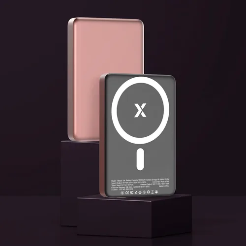 Miniatura 10 de X Blade - Banco de energía magnético delgado de 10 K, 10000 mAh, cargador portátil MagSafe para iPhone y Samsung, carga rápida inalámbrica USB-C PD