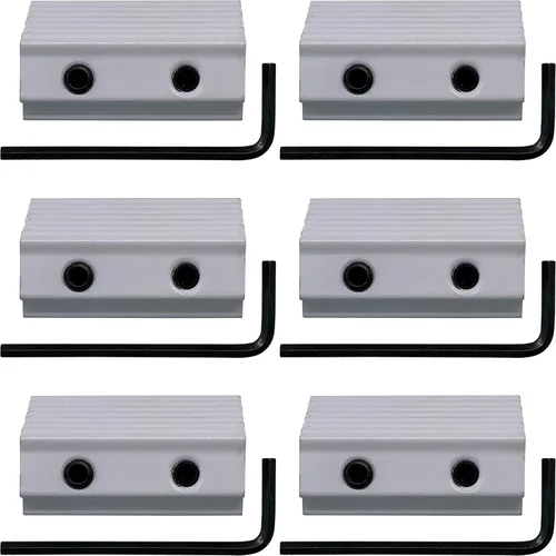 NU-SET Cerradura | Cerradura deslizante resistente a manipulaciones | Cerradura de ventana de doble tornillo hexagonal para seguridad de ventana |