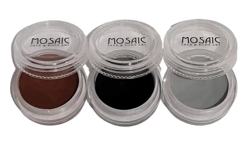 Miniatura 22 de Mosaic HydroCream - Paquetes de personajes de pintura facial para niños, no mancha, lavable, fórmula vegana gentil hipoalergénica. Pasteles