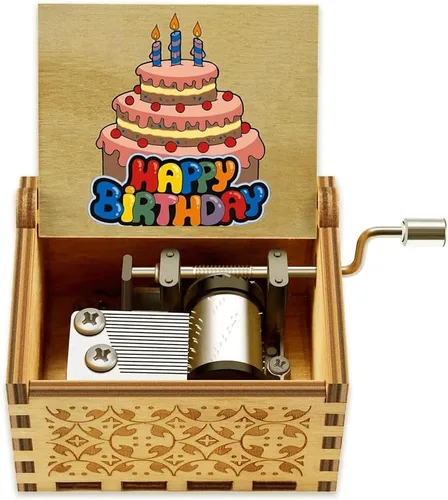 Muzero Caja de música regalo de cumpleaños para mujeres, regalos de feliz cumpleaños para hija, hijo, esposa, amigos, novia, mamá, hermana, caja