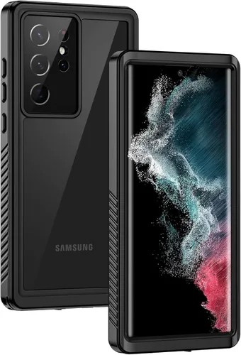 Miniatura 13 de Lanhiem Funda para Samsung Galaxy S22, IP68 impermeable a prueba de polvo con protector de pantalla integrado, funda protectora de cuerpo completo