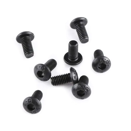 Miniatura 2 de Tornillo de cabeza plana, 180 tornillos de cabeza de botón plano M3 hexagonal y arandelas M3/M4 Kit surtido de tornillos de tuerca hexagonal