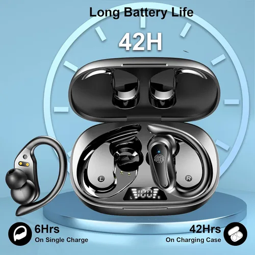 Miniatura 3 de Auriculares para Xiaomi Redmi Note 9 Pro Max Bluetooth 5.1 con pantalla digital LED dual 42 horas de reproducción, IP7 impermeable auriculares