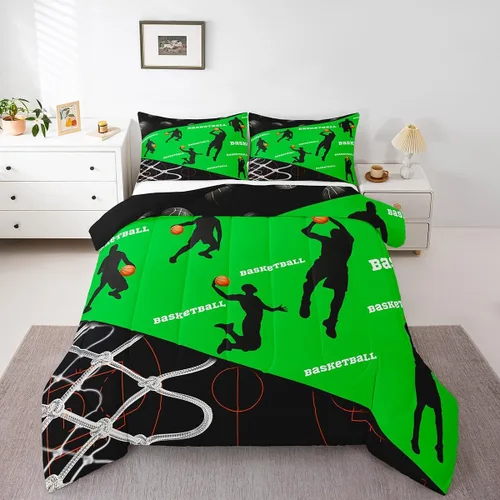 Miniatura 17 de Juego de ropa de cama de hockey sobre hielo para niños, adolescentes y adultos, juegos de edredón de disco de hockey, regalo para fanáticos