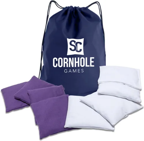 Miniatura 36 de Bolsas de cornhole resistentes al clima (juego de 8) - Tamaño/peso profesional de regulación (16 oz) - Uso en tableros de cornhole profesionales