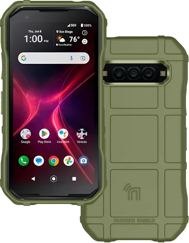 Miniatura 11 de Nakedcellphone Serie Special Ops compatible con Kyocera DuraForce Pro 3, funda protectora resistente contra huellas, textura de agarre mate