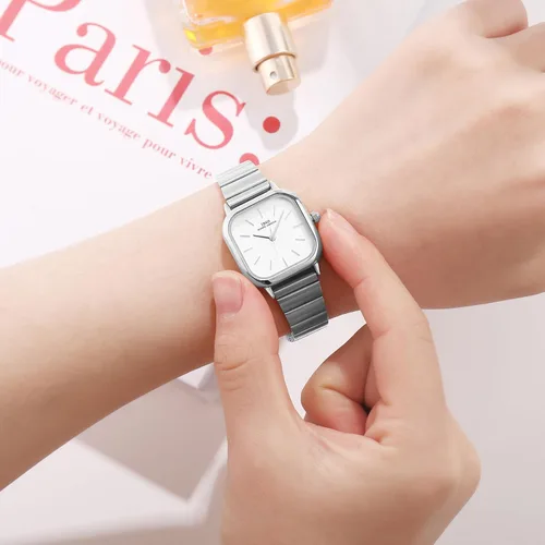 Miniatura 4 de IBSO BOERNI AIBISINO Relojes de cuarzo para mujer, esfera cuadrada, relojes casuales, reloj analógico, impermeable, reloj de moda para niñas
