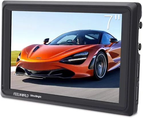 FEELWORLD FW279S 7 pulgadas ultra brillante 2200nit luz diurna visible Full HD 1920x1200 IPS panel DSLR en cámara monitor de campo 3G SDI 4K HDMI