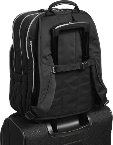 Miniatura 3 de Vera Bradley Mochila Campus XL Performance Twill para mujer, Negro