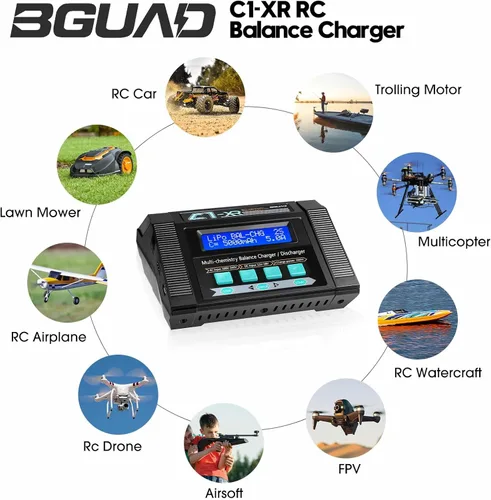 Miniatura 6 de 100W 10A AC/DC 1-6S Lipo cargador de batería descargador Smart Balance Lipo cargador para LiPo LiHV Life NiMH NiCd Pb para Hobby RC Car Boat Drone