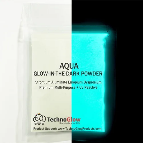 Miniatura 19 de Polvo reactivo que brilla en la oscuridad y a los rayos UV, multiusos, serie PRO (naranja fluorescente a oro, 1 onza (0.99 oz))