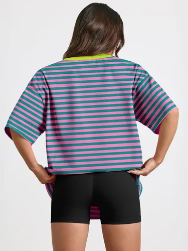 Miniatura 67 de Trendy Queen - Camisetas de entrenamiento de moda para mujer, camisetas atléticas de manga corta para verano y primavera, disponibles en tallas