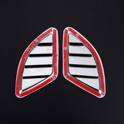 Miniatura 6 de YIWANG ABS cromo tablero aire acondicionado salida salida cubierta ajuste 2 piezas para BMW X1 F48 2016-2019, para BMW X2 F47 2018 2019 accesorios