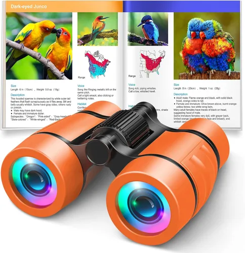 Miniatura 9 de Juguetes para niños de 3 a 8 años: prismáticos para niños con manual de observación de aves 4 5 6 7 8 años niños niñas regalos de Navidad