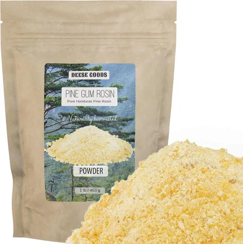 Miniatura 10 de Resina de Goma de Pino Natural para Envoltorios de Alimentos de Tela - Bolsa Mixta (1 kg) - Ideal para Músicos, Atletas, Bailarines y Proyectos DIY
