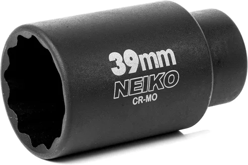 Miniatura 8 de NEIKO 02526A 35mm Enchufe 1/2" Accionamiento Juego de Enchufe de Impacto Profundo Enchufe de Eje y Tuerca de Eje 12 Puntos Cromo Molibdeno