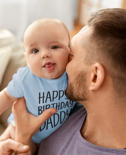 Miniatura 2 de Tstars Regalos de feliz cumpleaños para papá de parte del bebé, hijo, hija, bebé niño y niña
