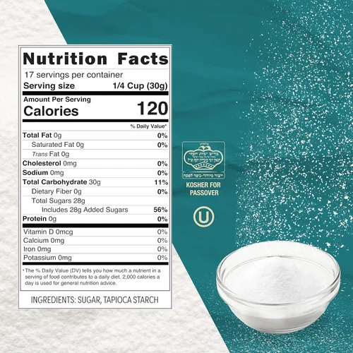 Miniatura 2 de Roots Circle Azúcar de confitería Azúcar en polvo sin OMG y sin gluten Vegano y Kosher para Pascua Excelente para glaseados, fudge, betún