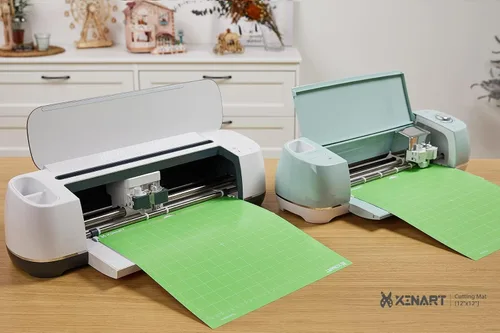 Miniatura 2 de Xinart Alfombrillas de corte para Cricut Maker 3/Maker/Explore Air 2/Air/One (agarre ligero + agarre estándar, 12 x 12 pulgadas) Alfombrillas