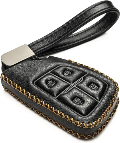 Miniatura 9 de Vitodeco Funda Protectora de Cuero para Llavero Inteligente Compatible con Chevrolet Silverado, Colorado, Suburban, Tahoe, Blazer, Equinox, Traverse