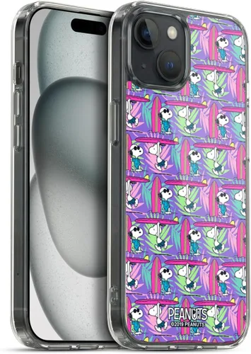 Miniatura 163 de Head Case Designs Peanuts Tropical Surf Snoopy Aloha Disco Gel Funda con licencia oficial [protección de grado militar] compatible con Apple iPhone