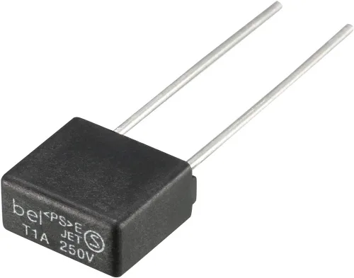 Miniatura 2 de uxcell 30pcs DIP montado en miniatura cuadrado lento golpe micro fusible T1A 1A 250V negro