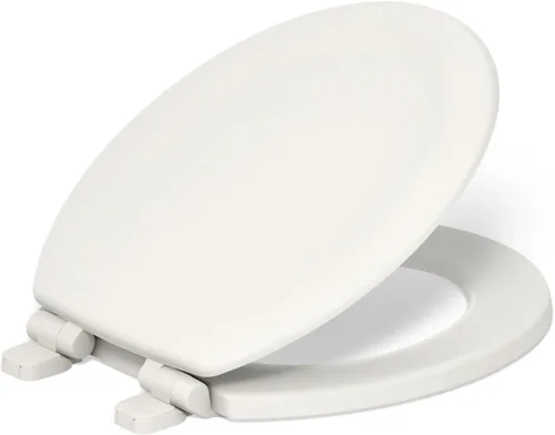Miniatura 16 de KOHLER Stonewood Quiet-Close, Asiento de inodoro redondo de cierre suave, madera duradera, fácil instalación, ajuste universal, elementos esenciales