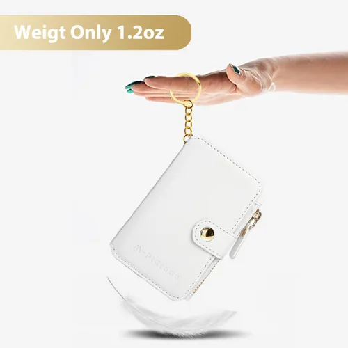 Miniatura 9 de M-Plateau Estuches para tarjetas, fundas de cuero para tarjetas e identificación, tarjetero para tarjetas de crédito, cartera pequeña para tarjetas
