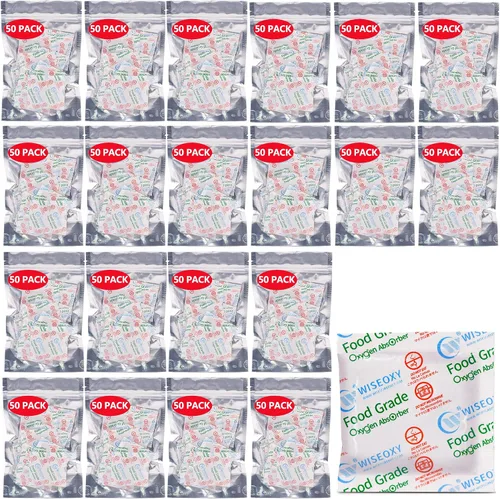 Miniatura 11 de Wisesorb Absorbentes de oxígeno para almacenamiento de alimentos de 300 CC 100 paquetes, absorbentes de oxígeno de grado alimenticio, absorbentes
