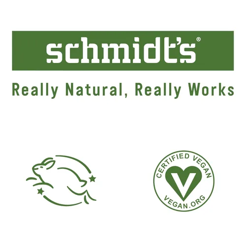 Miniatura 5 de Schmidt's Desodorante vegano sin aluminio bergamota y lima para mujeres y hombres, con protección contra olores las 24 horas, ingredientes
