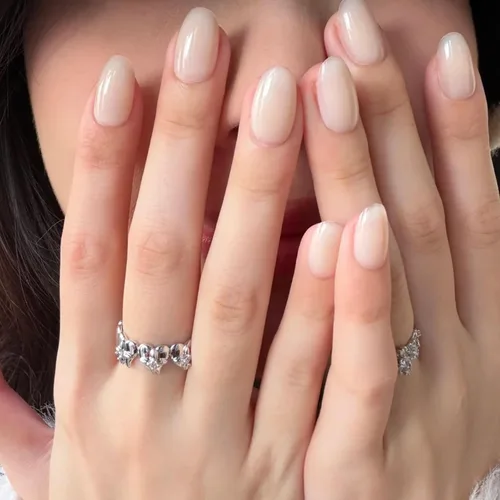 Miniatura 9 de COSMOO Esmalte de uñas Jelly White, 0.4 fl oz, esmalte de uñas transparente blanco transparente de secado rápido para esmalte de uñas, 0.41 onzas
