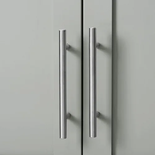 Miniatura 12 de Crosley Furniture Savannah Armario de almacenamiento para baño montado en la pared con estantes para medicinas, Gris