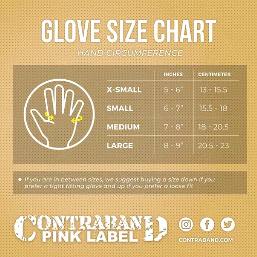 Miniatura 2 de Contraband Pink Label 5297 Design Series - Guantes de levantamiento y remo con estampado de leopardo (par) – Ligero vegano medio acolchado