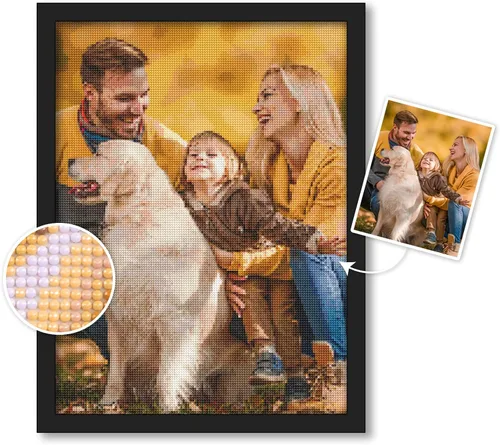 Kits de pintura de diamantes personalizados para adultos, arte de diamantes con foto personalizada, imagen privada personalizada, decoración de