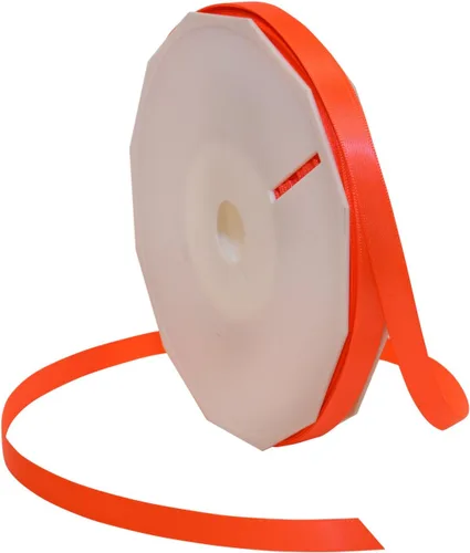 Miniatura 28 de Morex Ribbon Cinta de satén de doble cara de 1/4 pulgadas x 100 yardas, cinta blanca antigua para envolver regalos, tarjetas de regalo