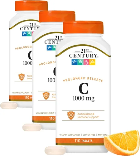 21st Century C 1000 mg comprimidos de liberación prolongada, 110 unidades (paquete de 3)