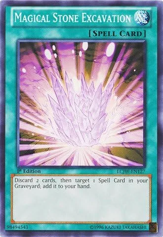 YU-GI-OH! - Excavación de piedra mágica (LCJW-EN127) - Colección legendaria 4: Joey's World - 1ª edición - Común