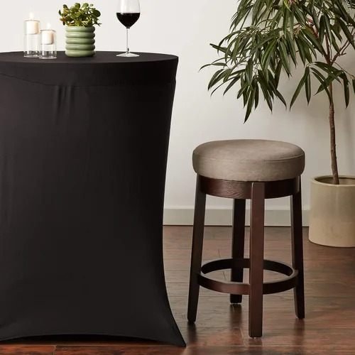 Miniatura 2 de LA Linen TCSpandex32Rx42H_Funda de elastano negra, 32 x 42