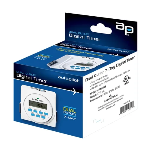 Miniatura 5 de Autopilot - Controlador de temporizador de luz programable digital de 7 días, 2