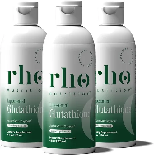 Miniatura 9 de Rho Nutrition Glutatión liposomal: suplemento líquido de glutatión de ultra alta absorción, apoya la desintoxicación natural, el sistema